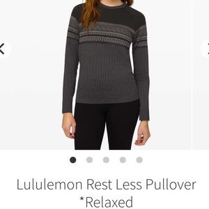 Lululemon relaxed restless long sleeve XL